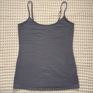 '16 Old Navy Fitted Gray Tank Top Sz Small 95% Cotton